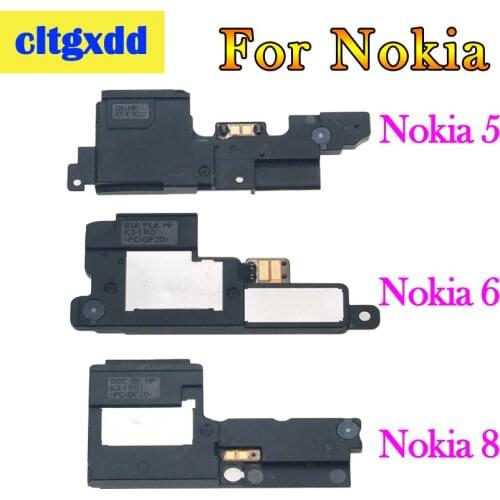 Cltgxdd 1pcs New Loudspeaker For Nokia 5 6 8 Loud Rear Speaker Buzzer Ringer with Flex Cable Component Replacement Parts