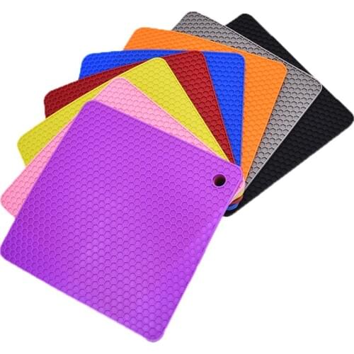 Pot Holders And Silicone Trivet Mats Non-slip Resistant Silicone Insulation Pad Heat Resistant Hot Pads