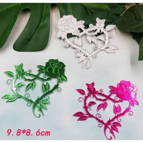 Diy love leaf flower carbon steel knife die