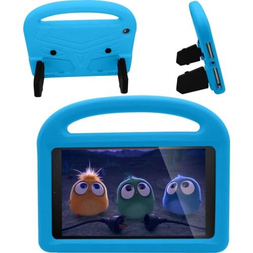 For Amazon Kindle Fire HD 8 2017 2018 Kids Tablet Shell shockproof EVA Hand-held Stand Case Cover for Kindle Fire HD8 2016 #S