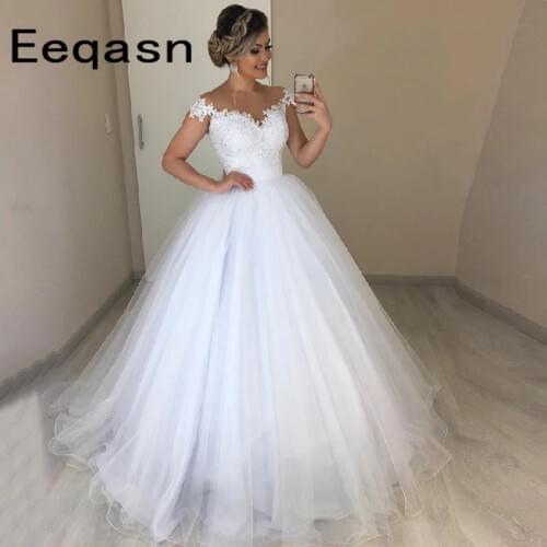 Кружевные свадебные платья Eeqasn China At AliExpress