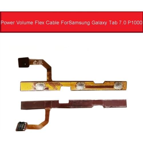 Power Volume Flex Cable Ribbon For Samsung Galaxy Tab 7.0 P1000 P1010 On/Off Power Volume Switch Side Button Replacement Parts