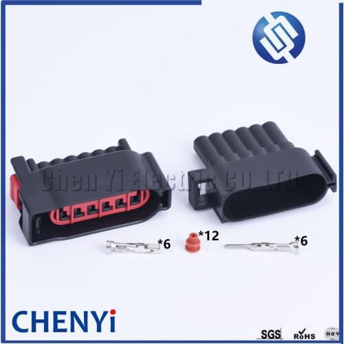 1set 6 Pin 4M51-9F836-BK 4M5T-14A464 Accelerator Pedal EPC Connector Light Socket For BUICK Volvo Ford Accelerator Throttle Plug