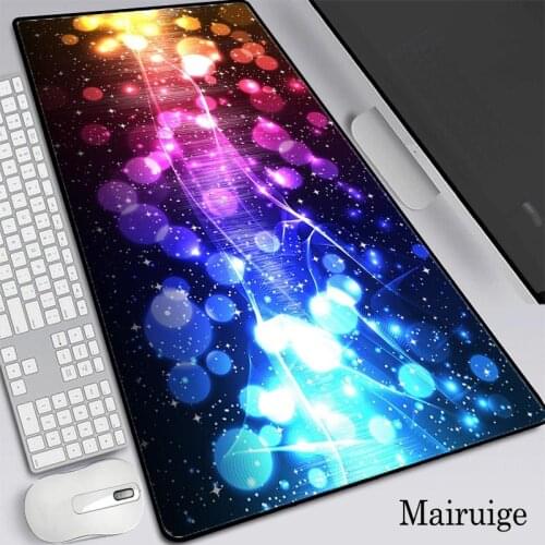 Gaming Computer Mouse Pad Large Colorful World Map Mouse Mat Big Desk Mat Rubber Base Mousepad for Laptop PC Game Waterproof