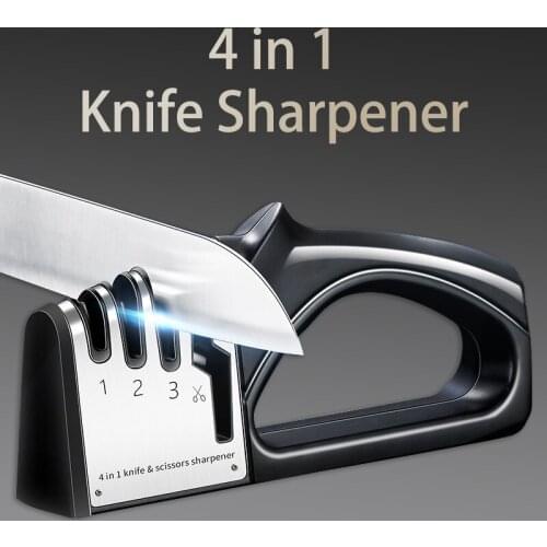 Kitchen Tools Housewares Kitchen Knife Sharpener Multifunctional Quick Sharpening Machine Manual Sharpening Artifact Gadgets