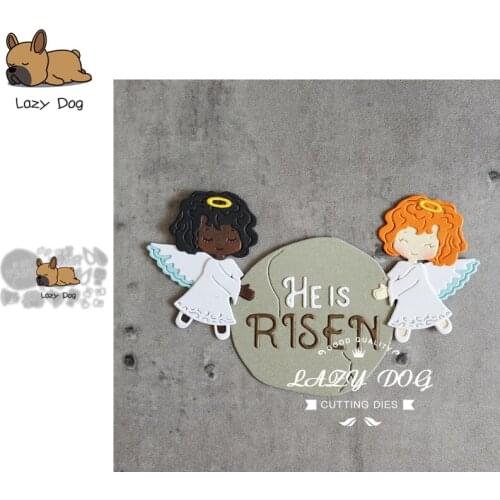 Easter Angel Metal Cutting Dies Scrapbooking Stencil DIY Mold Knife Craft Embossing Die Cuts Card Making New Dies For 2020
