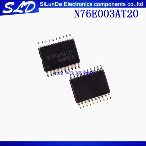 Free Shipping 50pcs/lot N76E003AT20 TSSOP20 1T MCU VS/STM8S003 Microcontrollers new and original in stock