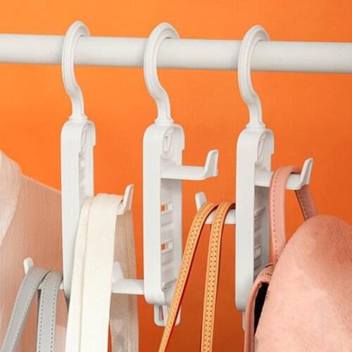 Multifunctional Clothes Hanger Drying Racks Rotatable Double-sided Coat Hat Belt Scarf Storage Hook Clothes Hangers