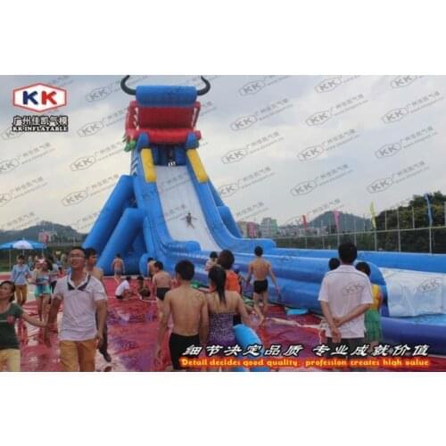 Giant Dragon Inflatable Water Slide Beach Slide With Pool For Kids And Adults