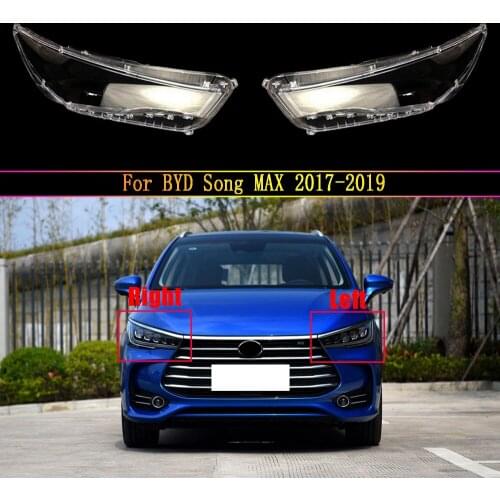For BYD Song MAX 2017 2018 2019 Car Headlight Cover Headlamp Lampshade Lampcover Head Light Lamp Caps Glass Lens Shell Case