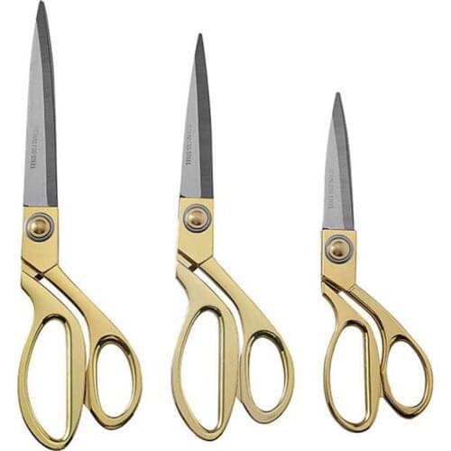 Professional Cutting Scissors Sewing Tailor Scissors Stainless Steel Sharp Scissors Trimming Thread Embroidery Fabric Household