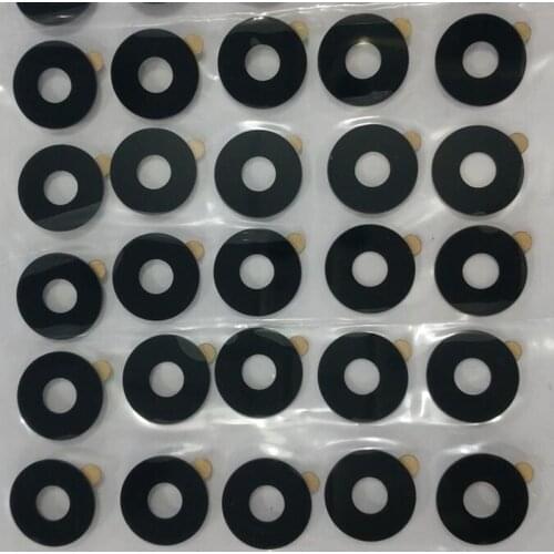 Wholesale 50PCS/Lot Rear Back Camera Lens Glass Cover with Sticker Adhesive Replacement Spare Parts For MEIZU M5 Note