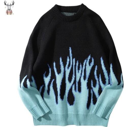 Autumn Winter Custom Jacquard Cotton Wool Knitwear Custom Knitted Mens Sweater