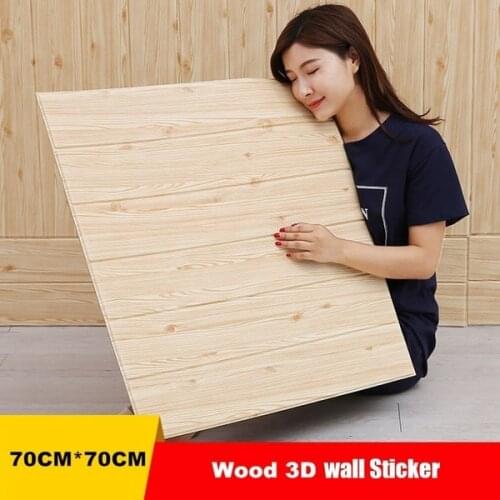 PE Form 3D Wall Stickers Living Room Brick Pattern Wall Paper Stickie Kids Bedroom Home Decor Self adhesive Wallpaper