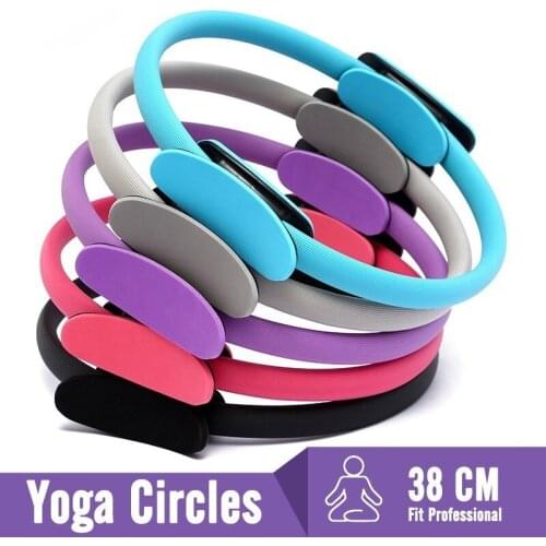 Professional Yoga Circle Pilates Sport Magic Ring Women Fitness Kinetic Resistance Circle Gym Workout Pilates Accessories