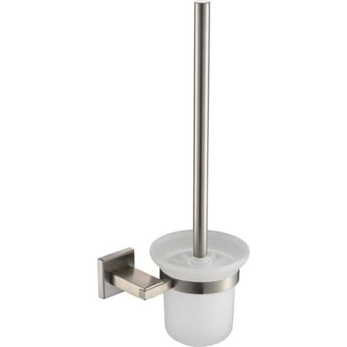 Wall Mount Brushed SUS304 Stainless Steel Bathroom Toilet Brush with Holder Bathroom accessories