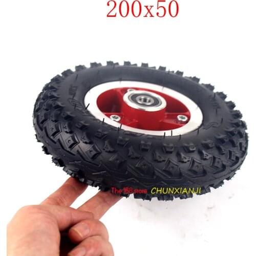 Good quality 200x50 Tyre With Wheel Hub 8 inch Scooter 200*50 Electric Scooter tires inner tube 8''wheel