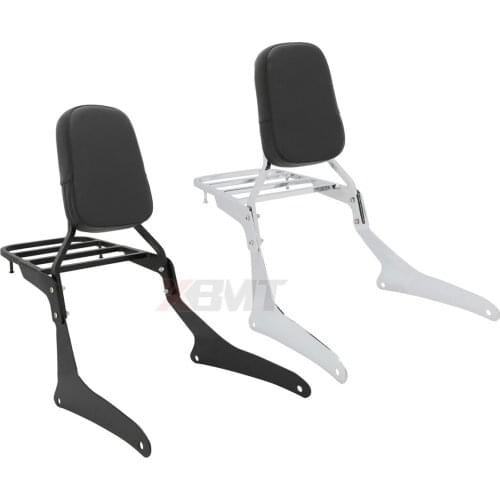 Motorcycle Backrest Sissy Bar Luggage Rack For Yamaha V Star XVS1300 XVS1300A Mldnight 2007-2015 XVS950 Tourer 2009-2016