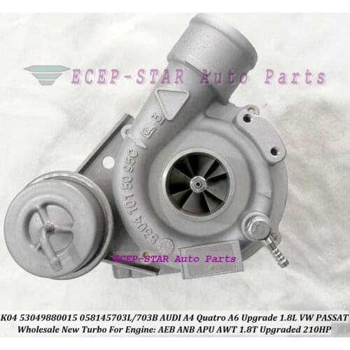 K04 15 53049880015 058145703L 078145703B Turbo For AUDI A4 Qua-tro A6 Upgrade 1.8L VW PASSAT AEB ANB APU AWT 1.8T Upgraded 210HP