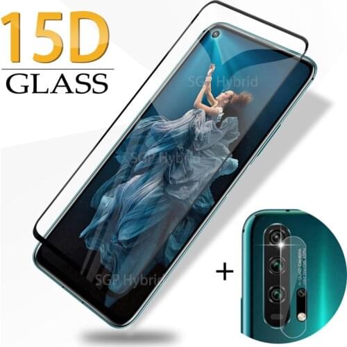 15D Full Cover Protective Glass For Huawei Honor 20 Pro Tempered Glass Screen Protector Safety Film On Honer 20 Honor20 Pro Glas