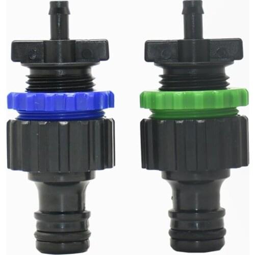 1/4 Inch Hose Barb Connectors to Faucet Connector Quick Water Adapter Garden Hose Fittings to 4/7mm Hose 1 Pcs