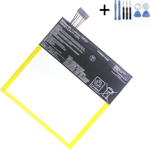 1x 3910mAh Battery Replacement For Asus Fonepad 7 FE170CG ME170C FE170 K017 C11P1327 Smart Phone Batteries + Repair Tools kit