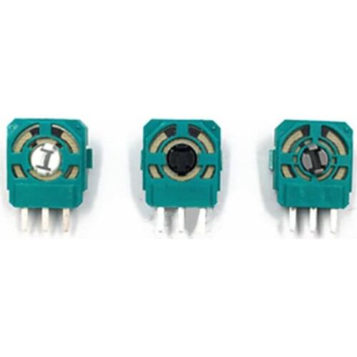10pcs/set Joystick Side Potentiometer 3Pin Sensor Module Potentiometer for XBOXONE /PS4 /Switch Pro Game Controller Repair Kit