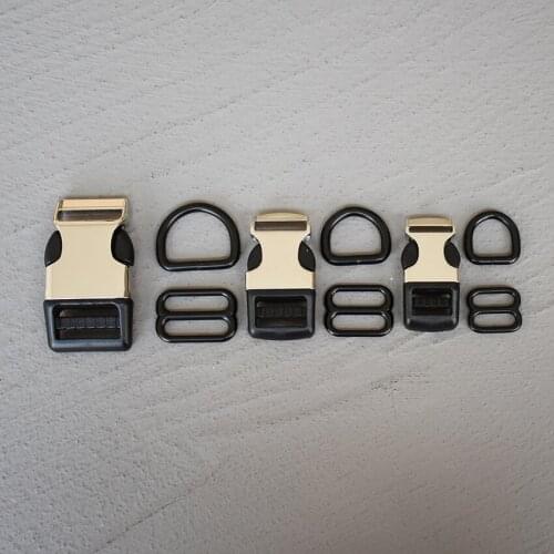 100 Sets 15/20/25mm Plastic Side Release Buckle For Bag Dog Collar Paracord Bracelet Bag Backpack Strap Webbing