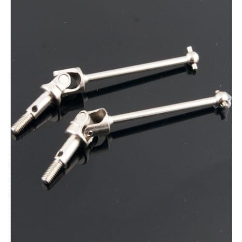 2pcs 1/10 RC Car Parts 102015 (02106) Universal Shaft Joint For HSP Redcat Himoto 1:10 Black Silver