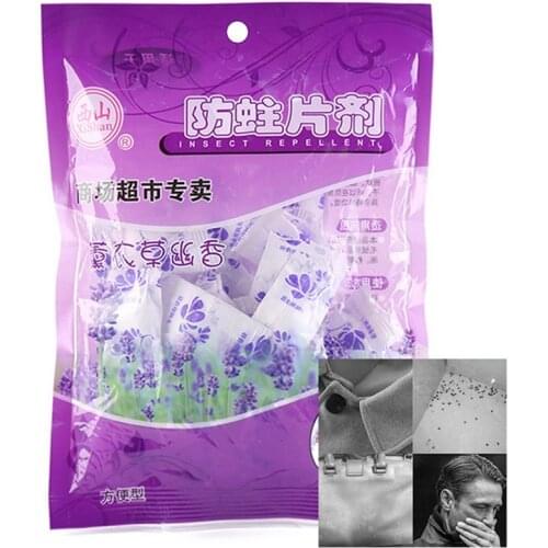 30pcs/pac Lavender Lemon Scent Natural Camphor Pills Mildew Proof Moth Camphor Pills Pest Control Wardrobe Drawer Deodorant