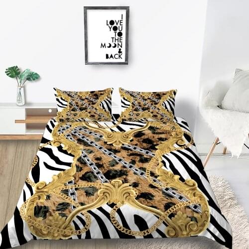 3D Duvet Cover Set Queen Size Bedding Set Luxury 2/3 Pcs King Full Double Size Comforter Cover Sets Room Decor