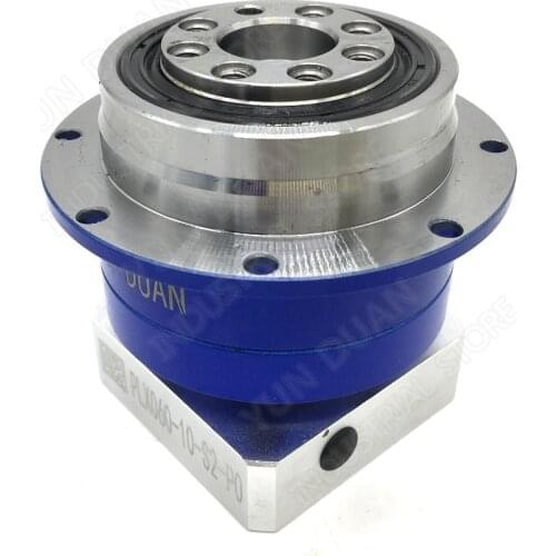 5:1 Ratio Flange Output Planetary 6000rpm Gearbox Reducer 14mm Input 3arcmin Helical Gear for 0.2kw 0.4kw 60mm Servo Motor