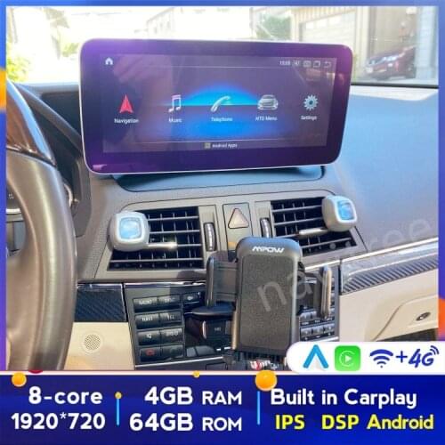 HD 1920*720 Android 10 Car Dvd Radio Multimedia Player GPS Navi For Mercedes Benz Coupe C207 A207 W207 2009-2016 WIFI 4G BT USB