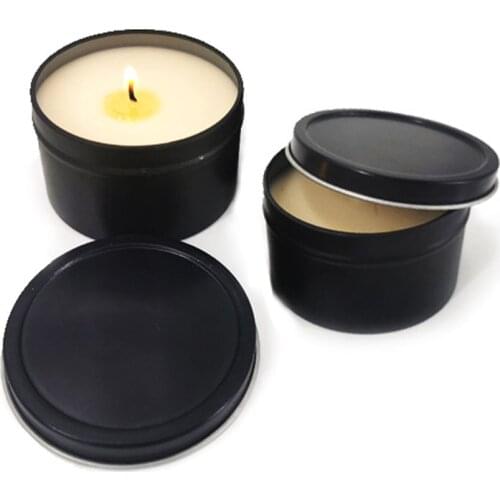 Candle Jars with Lid Bulk Round Candle Container Tins Empty Storage Box for DIY Candle Making Salves Skin Care Beauty Samples