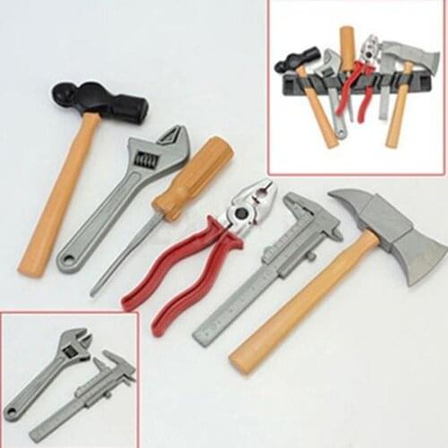 Kids Boy Plastic Building Tool Kit Builders Creative DIY Construction Toy Set