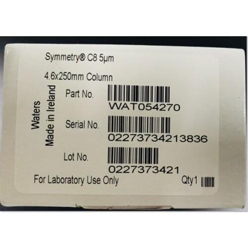 For Waters WAT054270 Column Symmetry C8 250*4.6mm 5u