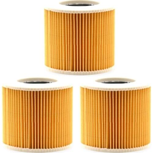 Cylinder Filter Elements Is Suitable For Karcher WD2 WD3 MV2 MV3 Household Sweeping Robot Cleaning Accessories
