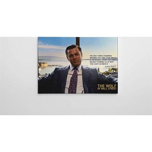 Canvas Wall Art Prints The Wolf of Wall Street Posters Painting Pictures for Living Room Bedroom Home Decor Artwork No Frame