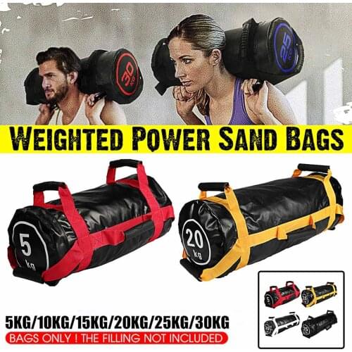 5-30KG Weight Sand Bag Power Bag Heavy Duty Crossfits Fitness Weight Lifting Sandbag MMA Boxing PU