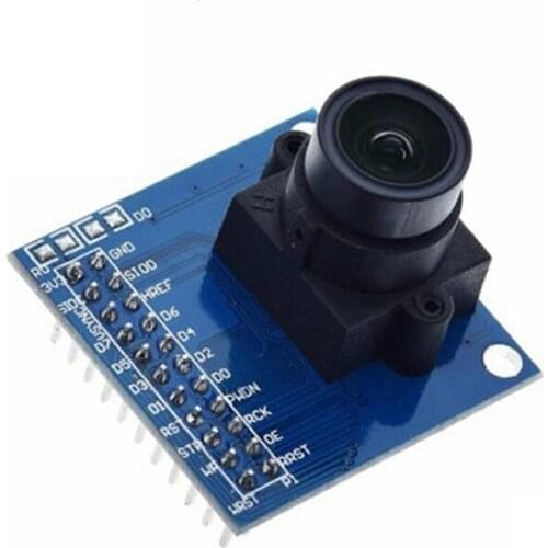 OV7670 VGA CMOS Camera Module 640X480 with AL422 3M-Bits FIFO Camera STM32 Chip Driver Module SCCB Compatible with I2C