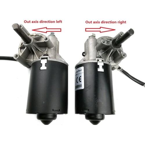 High torque worm gear reducer motor 45RPM GW7085 dc 12 v 6N.m 6A low speed wiper, barbecue grill motor - right