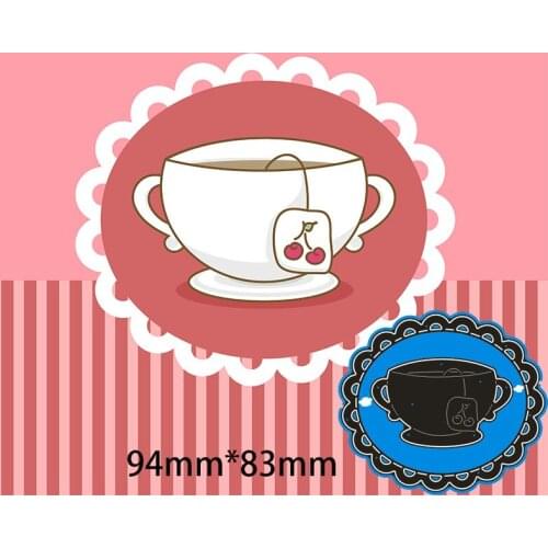 Metal Cutting Dies CHERRY FLAVORED TEA New for decor card DIY Scrapbooking stencil Paper Album template Dies 94*83mm