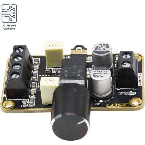 PAM8406 Digital Amplifier Board DIY Small Speaker 5W+5W Dual-Channel D Stereo Audio AMP Volume Control Power Amplifier Module