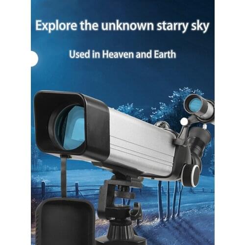 HD Professional Astronomical Telescope Powerful Monocular FMC High Quality Super Zoom 375X for Space Heavenly Body Observation