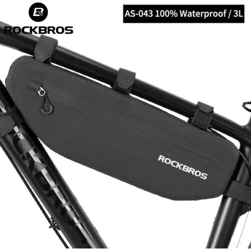 ROCKBROS Waterproof Bike Bag Front Frame Pannier MTB Road Cycling Triangle Pannier Bicycle Dirt-resistant Bicycle Accessories