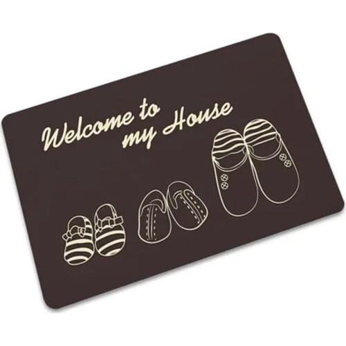 Funny Welcome Home Entrance Floor Rug Non-slip Doormat Outdoor Mat
