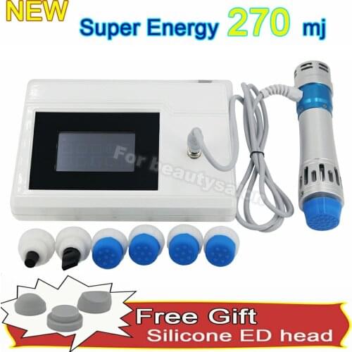 270MJ Extracorporeal Shock Wave Therapy Shockwave Machine for Tennis Elbow Portable Pain Physiotherapy Body Massager Pain Relief