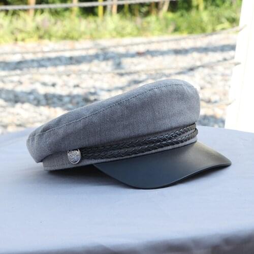 NEW Autumn Octagonal Hats For Women Flat Military Baseball Cap Ladies Solid Caps Women Casual Berets Hat