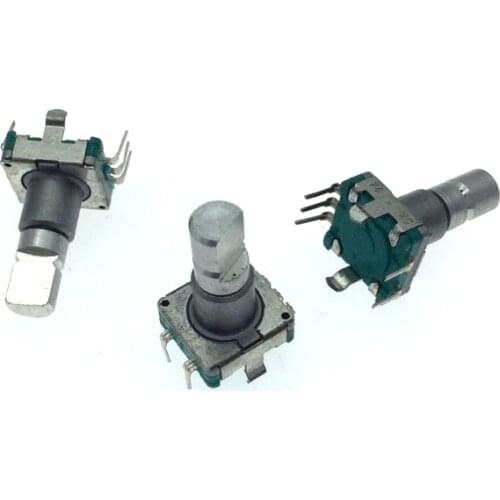 3pcs for ALPS Toyota Highlander digital potentiometer car CD navigation audio rotary EC11 encoding key switch 30 bit 17MM axis