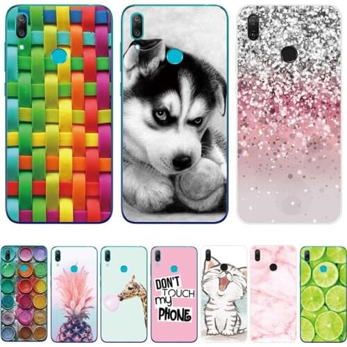 For Huawei Y7 2019 Case TPU Back Cover Phone Case For Huawei Y7 Prime 2019 Bumper Silicone Case For Huawei Y 7 Prime 2019 Covers